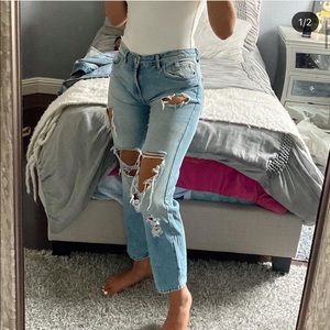 Forever 21 Ripped Jeans
